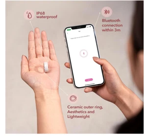 Femometer Smart Ring Fruchtbarkeits- u Eisprungverfolgung Gr 9 ohne Ladestation - Bild 1 von 8