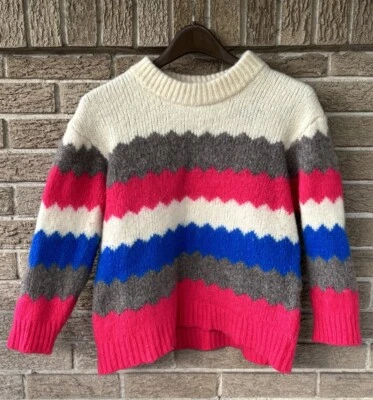 Свитер Marc By Marc Jacobs разноцветный из шерстяной смеси западный ацтекский стиль навахо L - Изображение 1 из 4