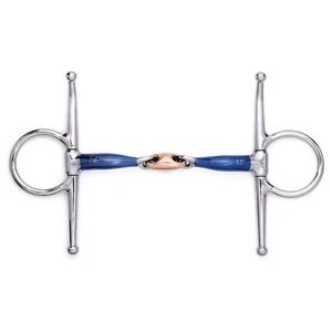 NY TACK Full Cheek Sweet Iron Trense Copper Jointed Mouth Raute Trense Bit - Bild 1 von 3