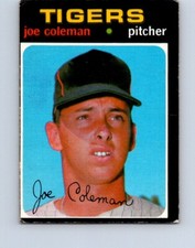 VINTAGE BASEBALL CARD O-PEE-CHEE 1971 DETROIT TIGERS JOE COLEMAN  NO564