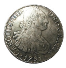 8 Reales 1791 Bust Dollar Hispan Mexico Spanish Colonial Carolus IIII MO FM