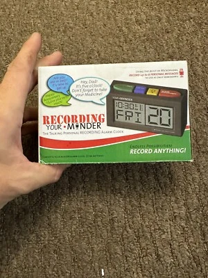 Tab Timer Your Minder Talking Personal Recording Alarm Clock Prompter - Like NEW - Image 1 of 4