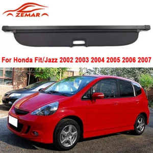 Cubierta de carga retráctil para Honda Fit Jazz 2002-2007 maletero protección de sombra de seguridad - Imagen 1 de 10