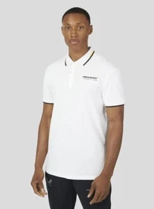 McLaren F1 Men's Core Essentials Small Logo Polo Shirt - White - Picture 1 of 3