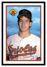 1989 Bowman #15 STEVE FINLEY RC Baltimore Orioles Rookie