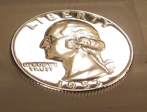 1953 Gem CAMEO Proof Quarter 90% SILVER EYE CANDY Blazing  Surfaces #711 ~ 16 Cover