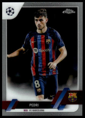 2022-23 Topps Chrome UEFA Club Competitions #136 Pedri - Image 1 of 2