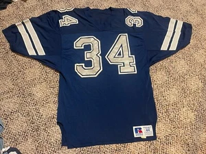 Vintage Dallas Cowboys Russell #34 Herschel Walker Authentic Game Cut Jersey 44 - Picture 1 of 7