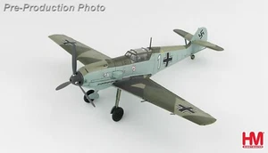 BF 109E LUFTWAFFE WHITE 1 OTTO BERTRAM, MAY 1940 - HOBBY MASTER HA8705 1/48 - Picture 1 of 7