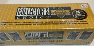 1994 Upper Deck Complete Factory Sealed Set Arod, Pedro, Jordan Rookie +5 Gold - Picture 1 of 6