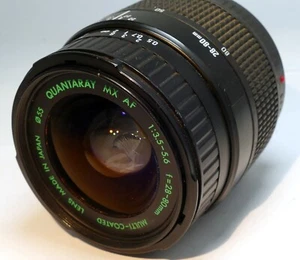 Quantaray 28-80mm f3.5-5.6 AF lens for Minolta AF Damaged parts or repair AS IS - Picture 1 of 13