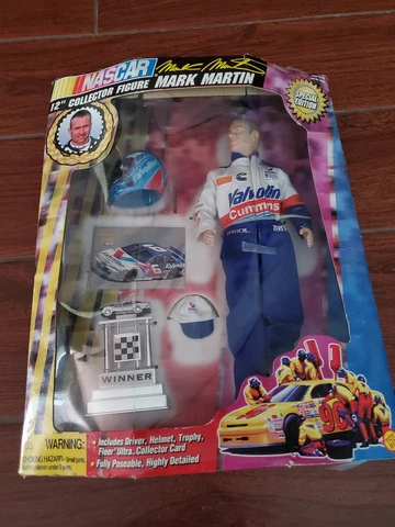 Nascar Mark Martin 12" Collector Figure Doll TOYBIZ Special Edition Cover