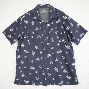 Croft & Barrow Shirt Mens XL Quick-Dry Fly Fishing Utility Pocket Vented Button - Picture 1 of 6