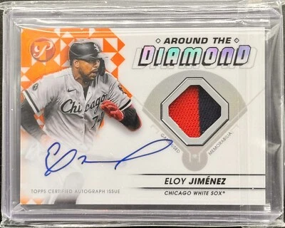 Eloy Jimenez Around The Diamond Orange /25 - 2023 Topps Pristine - Image 1 of 2