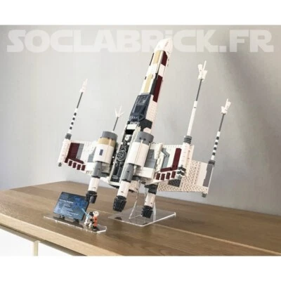 Socle support Lego 75355 X-Wing UCS en décollage (flat-off) - Display stand