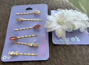 Claire’s Bobby pins and hair clip - Picture 1 of 3