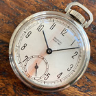 Vintage Westclox Pocket Ben Arabic Numerals Pocket Watch Running