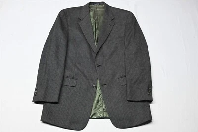 Blazer Abrigo Deportivo De Colección Austin Reed 42R Gris Espiga Tweed Hecho en EE. UU. 100% Lana Foto 1 de 4