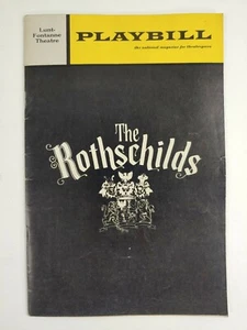 The Rothschilds Playbill Lunt Fontanne Theatre April 1971 - Bild 1 von 3