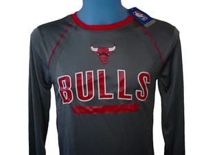 Chicago Bulls Long Sleeve NBA Basketball T Shirt XL New with Tags - Picture 1 of 3