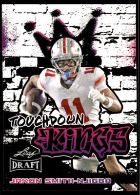 2023 Leaf Draft  97 Jaxon Smith Njigba  TD Kings Rc - Image 1 of 2