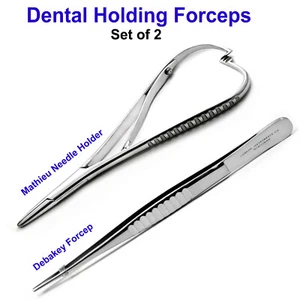Dental Surgical Forceps Mathieu Needle Holder  Debaky Atraumatic Thumb Tweezers - Bild 1 von 3