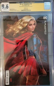 DC Vs Vampires #10 CGCSS 9.6: JSA Authentic Signature Nathan Szerdy: Supergirl - Picture 1 of 4
