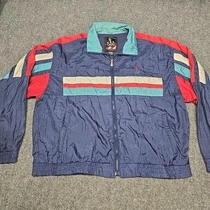 Vintage 90s Retro JC Penny Windbreaker Adult XL USA Olympic Full Zip - Picture 1 of 10