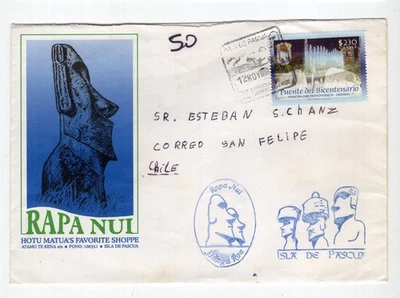 Ilha de Páscoa Chile Isla de Pascua Ile de Paque Rapa Nui Moai 2005 - Imagem 1 de 2