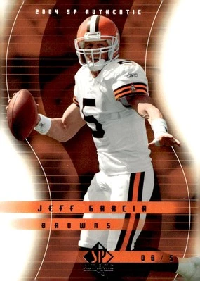 2004 SP Authentic Jeff Garcia Cleveland Browns #22 - Image 1 of 2