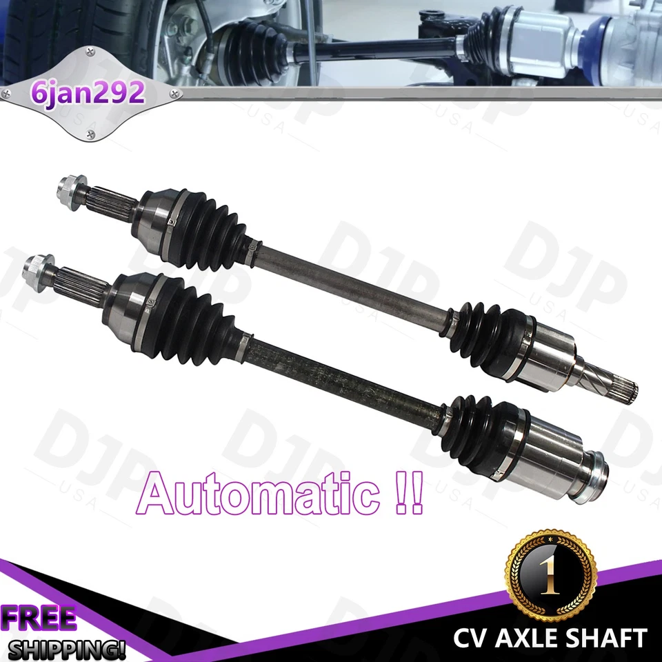 Par de eje CV conductor delantero y pasajero para Mazda 2 transmisión automática 2011-2014 Foto 1 de 4