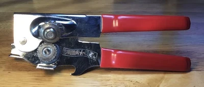 SWING-A-WAY Manual Can & Bottle Opener ~Red Handles ~Made in the USA - Image 1 of 4