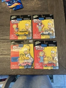 Johnny Lightning The Simpsons FULL SET Homer Marge Bart Chief Wiggum Springfield - Picture 1 of 12