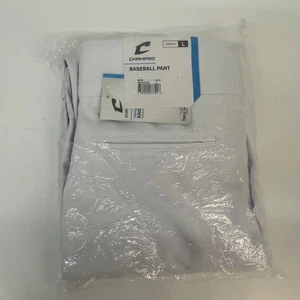 Champro Youth LARGE Baseball Pant Triple Crown Knicker White w/ Navy Pipe - NEW - Picture 1 of 4