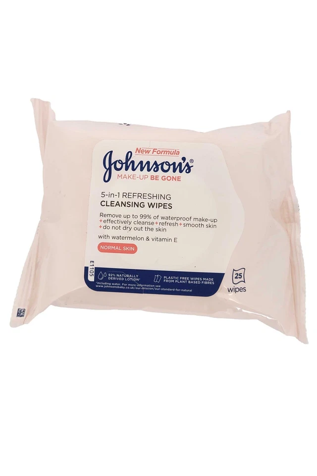 Johnsons Make-Up Be Weg Reinigungstücher 5in1 25 Tücher - Bild 1 von 4