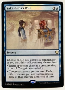Sakashima's Will -#91-MTG-Commander Legends -FOIL-NM - Picture 1 of 2