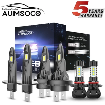 For Hyundai XG350 Sedan 4-Door 2002-2005 LED Headlight High Low Fog Light Bulbs - Image 1 of 4