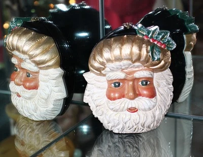 BOLSO CLUTCH TIMMY WOODS ROJO ACEBO BAYA DORADO NAVIDAD TALLADO SANTA CLAUS Foto 1 de 4