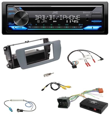 JVC Bluetooth Lenkrad USB DAB CD Autoradio für Seat Ibiza 2008-2015 conemaragrau - Bild 1 von 4