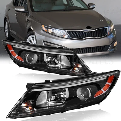For 2014-2015 Kia Optima Pair Headlights Halogen Headlamps Projector Left+Right - Image 1 of 4