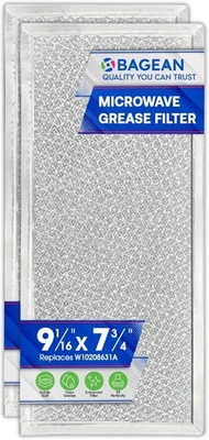 Filtro de grasa de microondas de aluminio Bagean 5,78x12,91 para Whirlpool, Jenn-Air, Kitc Foto 1 de 4