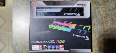 G. SKILL TridentZ RGB Series 32GB (2 x 16GB) DDR4 3200Mhz CL16-18-18-38 Open Box - Image 1 of 4