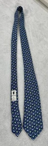 Cravatta uomo Vineyard Vines 50" blu verde mele/granchi - Foto 1 di 7