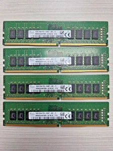 SK Hynix 32GB (4x8GB) PC4-2400T-UB1-11 DDR4 Desktop Memory Kit HMA82GU6AFR8N-UH - Picture 1 of 1