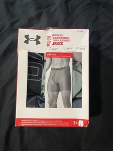 Under Armour Herren Perf Tech 6" Boxerjock Boxershorts Farben 3er Pack - Größe Small - Bild 1 von 3