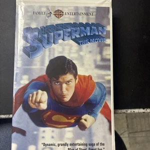 Superman The Movie (1978) VHS Clamshell 1994 Warner Home Video Watermark New - Picture 1 of 4