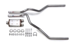 96-99 Chevy Silverado Truck 2.5" Mandrel Bent Dual Exhaust Kit Magnaflow Muffler - Picture 1 of 3