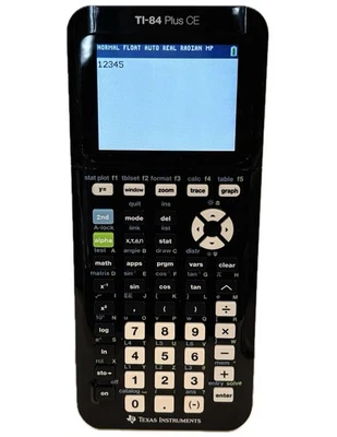 Texas Instruments TI-84 Plus CE Calculator - Black/White - Image 1 of 4