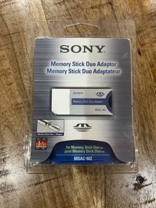 Sony Memory Stick Duo Adaptor (MSAC-M2) for Memory Card SD Card - Picture 1 of 2