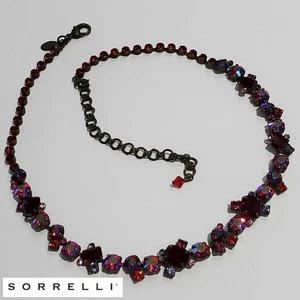 Collar Sorrelli Cristal Rivoli - Rojo Arándano y Púrpura Gradiente - Imagen 1 de 5